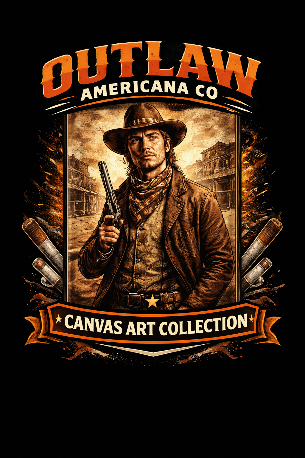 Outlaw Americana art collection - Outlaw Americana Co.