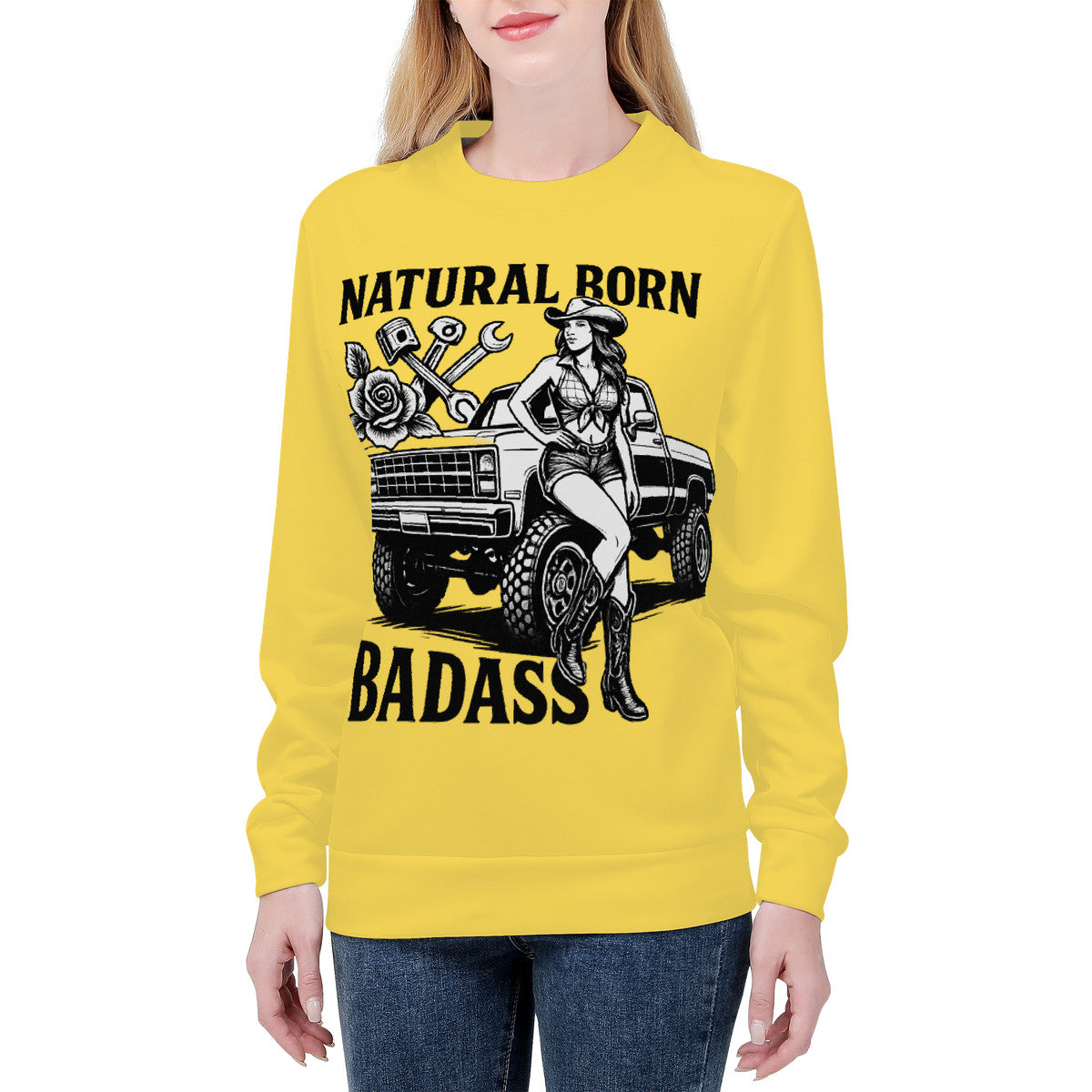 D84 Women's All Over Print Sweater