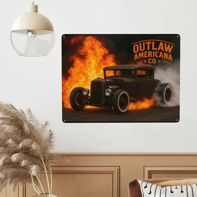 HC_C77 Steel Metal Art Decor 12x16in(Horizontal)