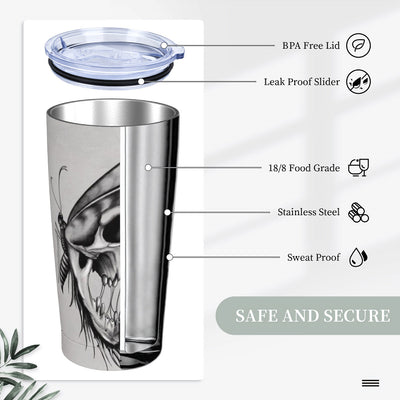 HC_C81 20oz Stainless Steel Straw Lid Cup