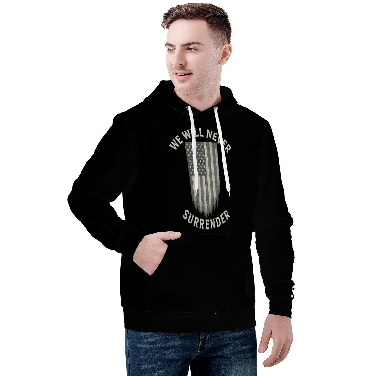 D55 Men's All Over Print Hoodie