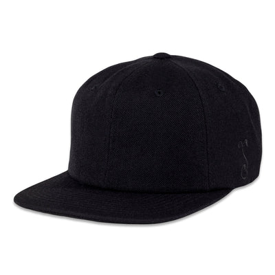 Touch of Class Black Strapback Hat