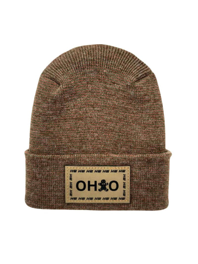Haakwear H-Stitch Beanie Ohio, The Brown's Cookie Edition - Exclusive Christmas Hat Collection Burgundy / Green Fusion