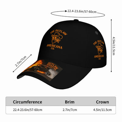 HC_T9 Curved Brim Baseball Cap (AOP)