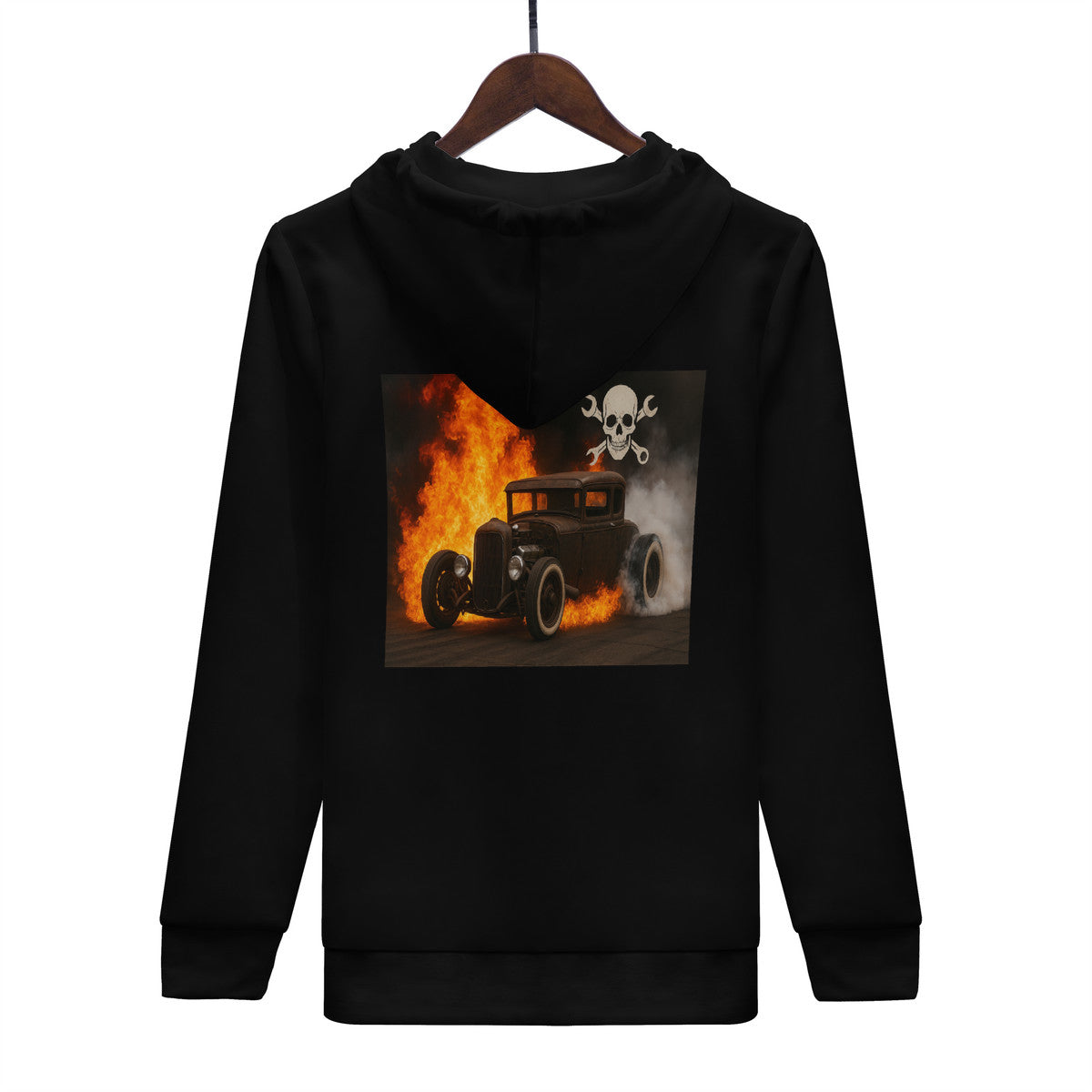 D58 Men's All Over Print Zip Hoodie