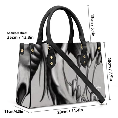 SF_B3 Luxury Women PU Tote Bag - Black