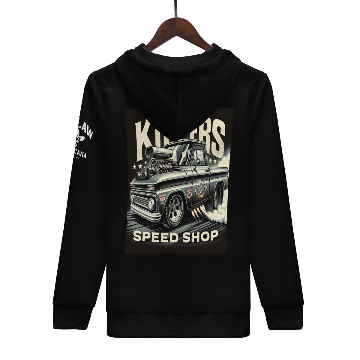 D58 Men's All Over Print Zip Hoodie