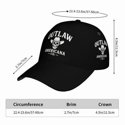 HC_T9 Curved Brim Baseball Cap (AOP)
