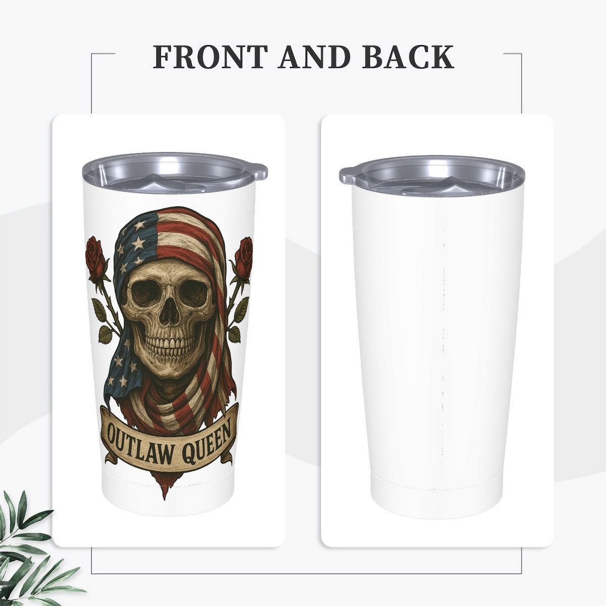 HC_C81 20oz Stainless Steel Straw Lid Cup