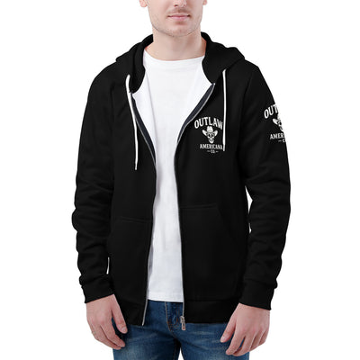 D58 Men's All Over Print Zip Hoodie