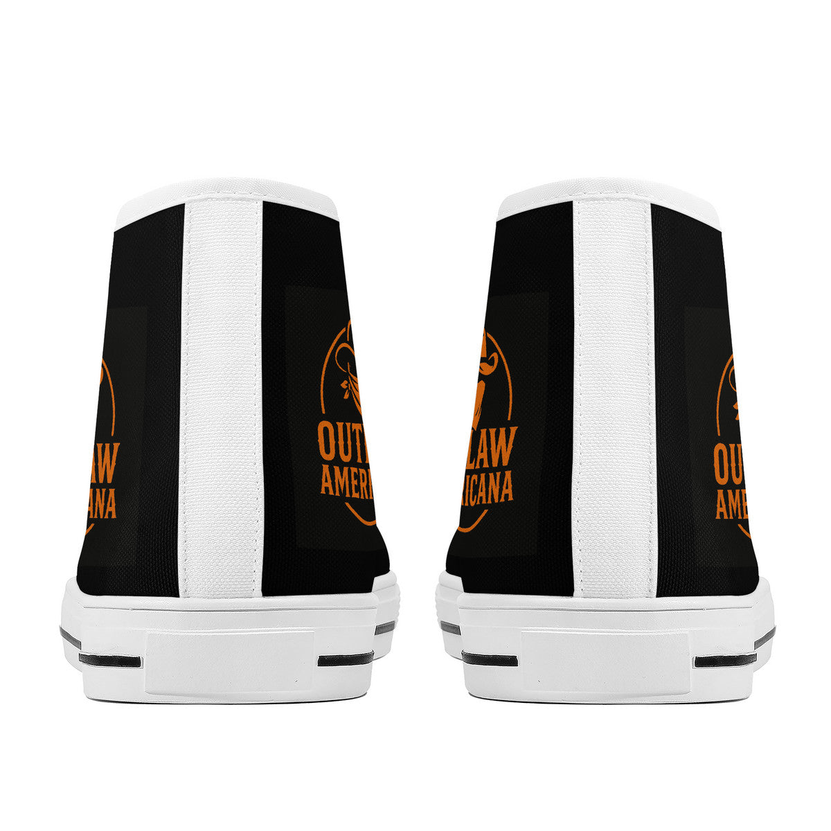 Copy of FWS High-Top Canvas Shoes With Customized Tongue - White