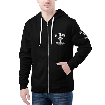D58 Men's All Over Print Zip Hoodie
