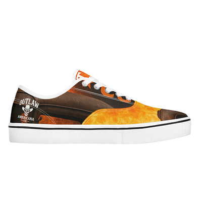 D3S Skate Shoes With Customized Tongue - White