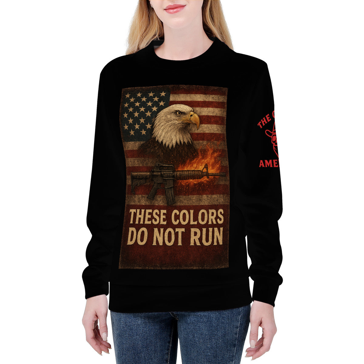 D84 Women's All Over Print Sweater