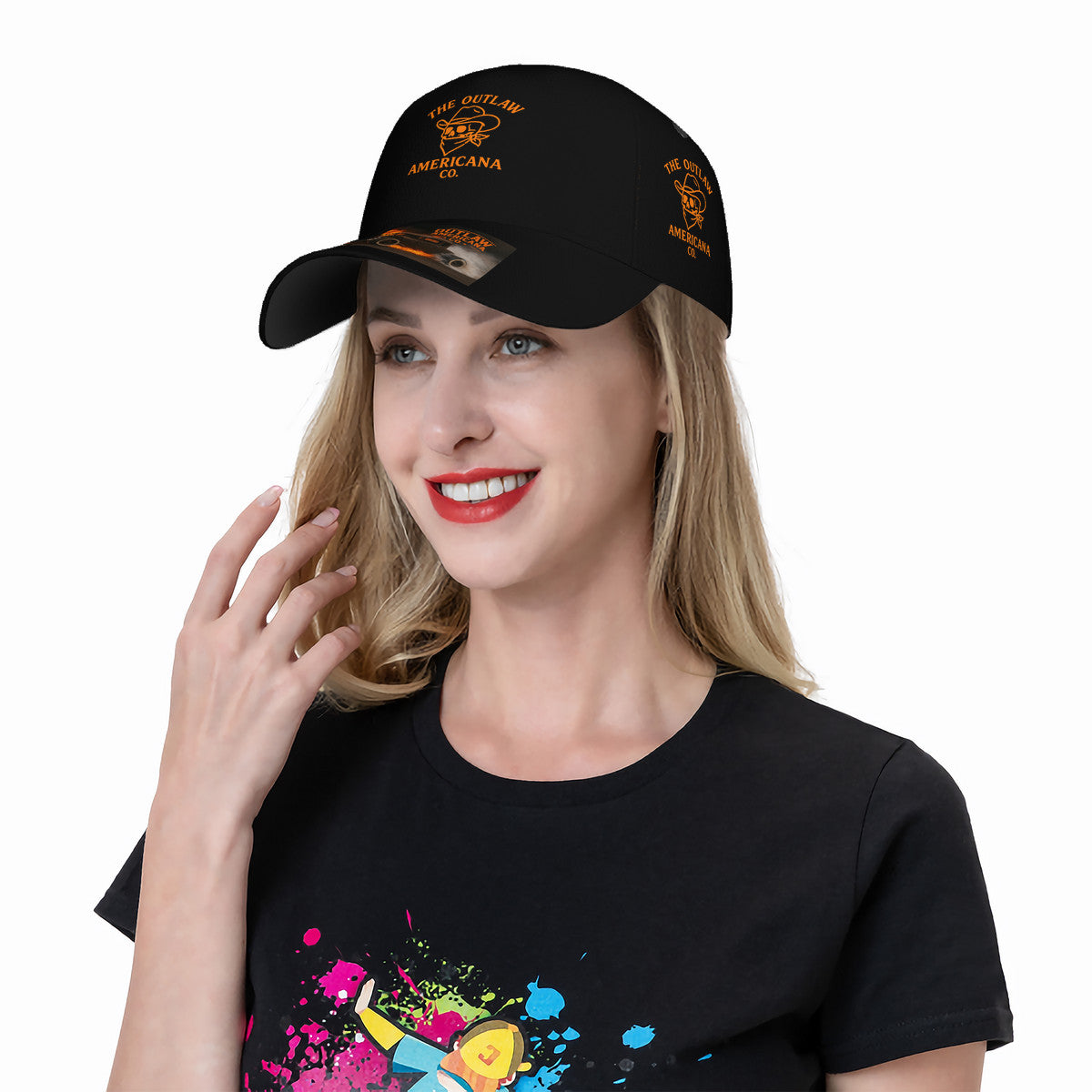 HC_T9 Curved Brim Baseball Cap (AOP)