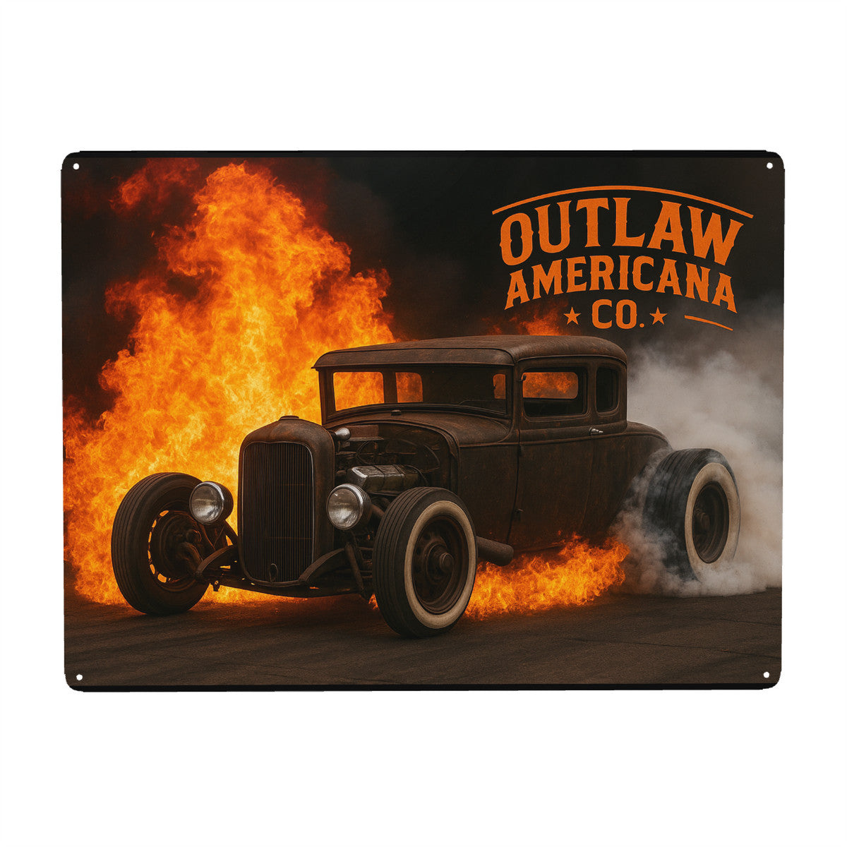 HC_C77 Steel Metal Art Decor 12x16in(Horizontal)