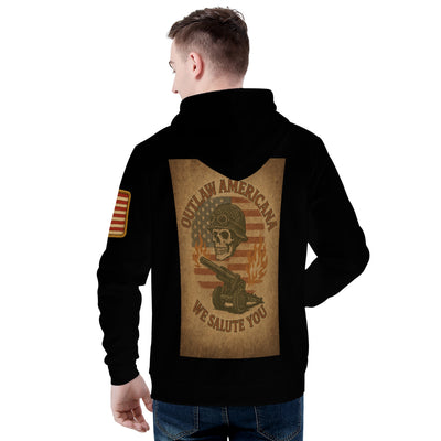 D55 Men's All Over Print Hoodie