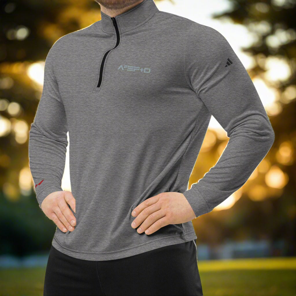 Against All Enemies (Moto) Premium Adidas Quarter-zip pullover