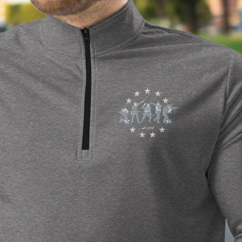 American Bloodline 1775 Premium Adidas Quarter-zip Pullover