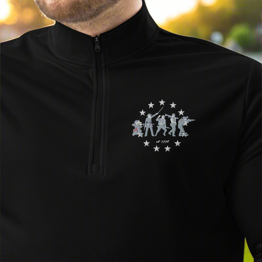 American Bloodline 1775 Premium Adidas Quarter-zip Pullover