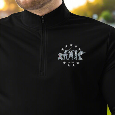 American Bloodline 1775 Premium Adidas Quarter-zip Pullover