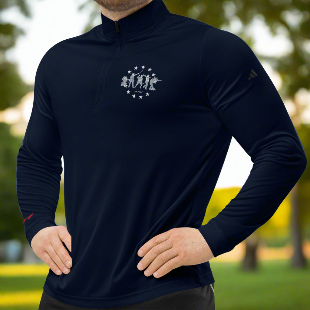 American Bloodline 1775 Premium Adidas Quarter-zip Pullover