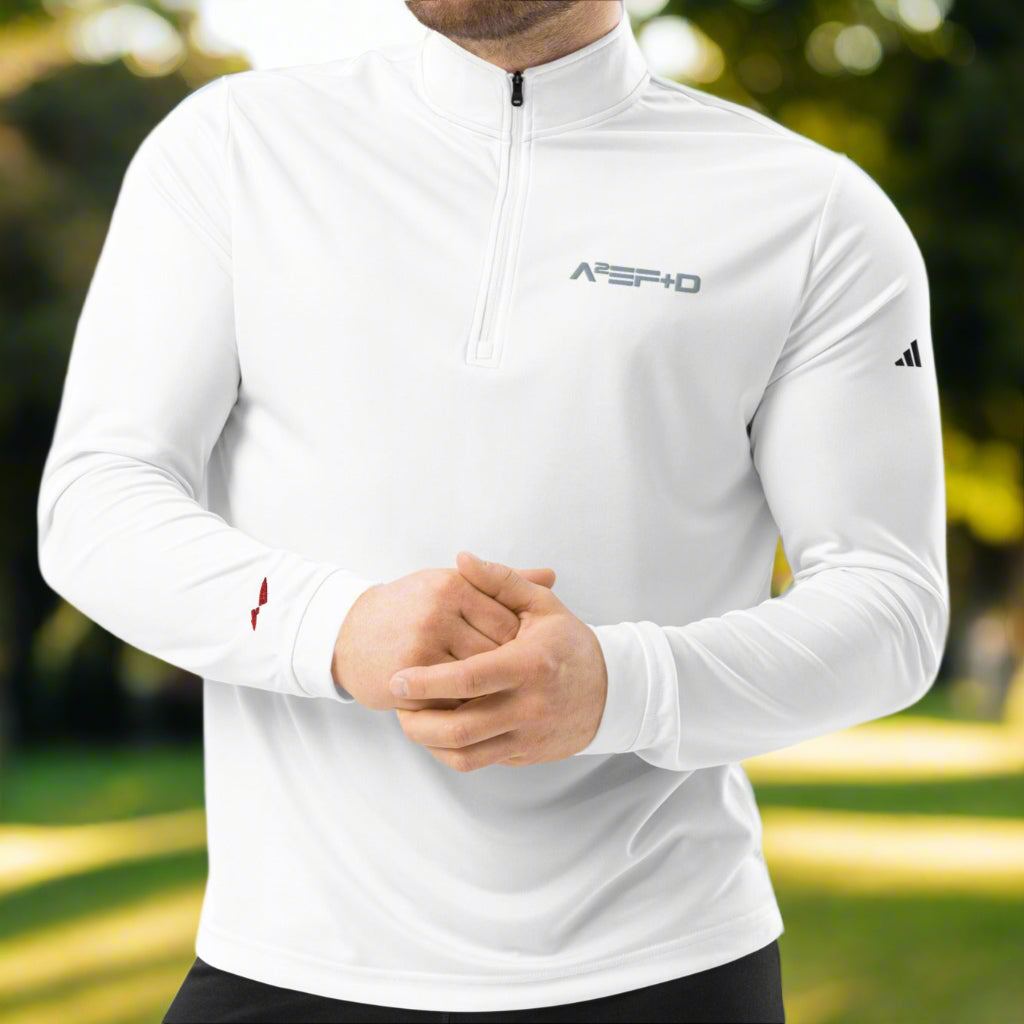 Against All Enemies (Moto) Premium Adidas Quarter-zip pullover