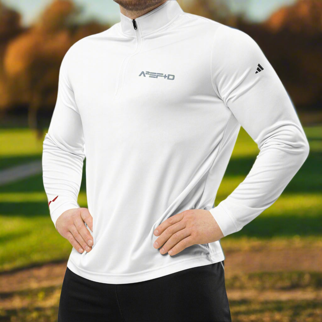 Against All Enemies (Moto) Premium Adidas Quarter-zip pullover