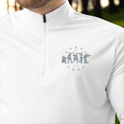 American Bloodline 1775 Premium Adidas Quarter-zip Pullover