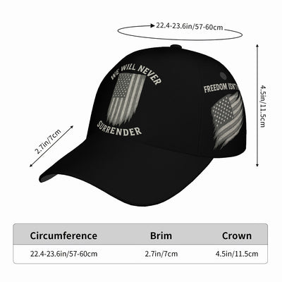 HC_T9 Curved Brim Baseball Cap (AOP)