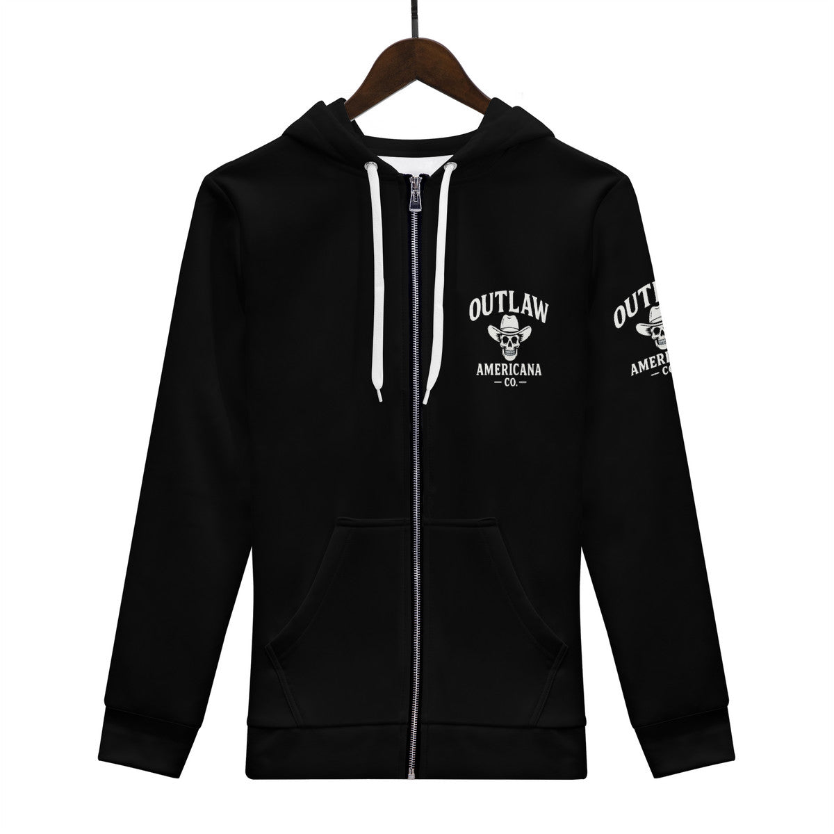 D58 Men's All Over Print Zip Hoodie