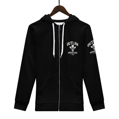 D58 Men's All Over Print Zip Hoodie
