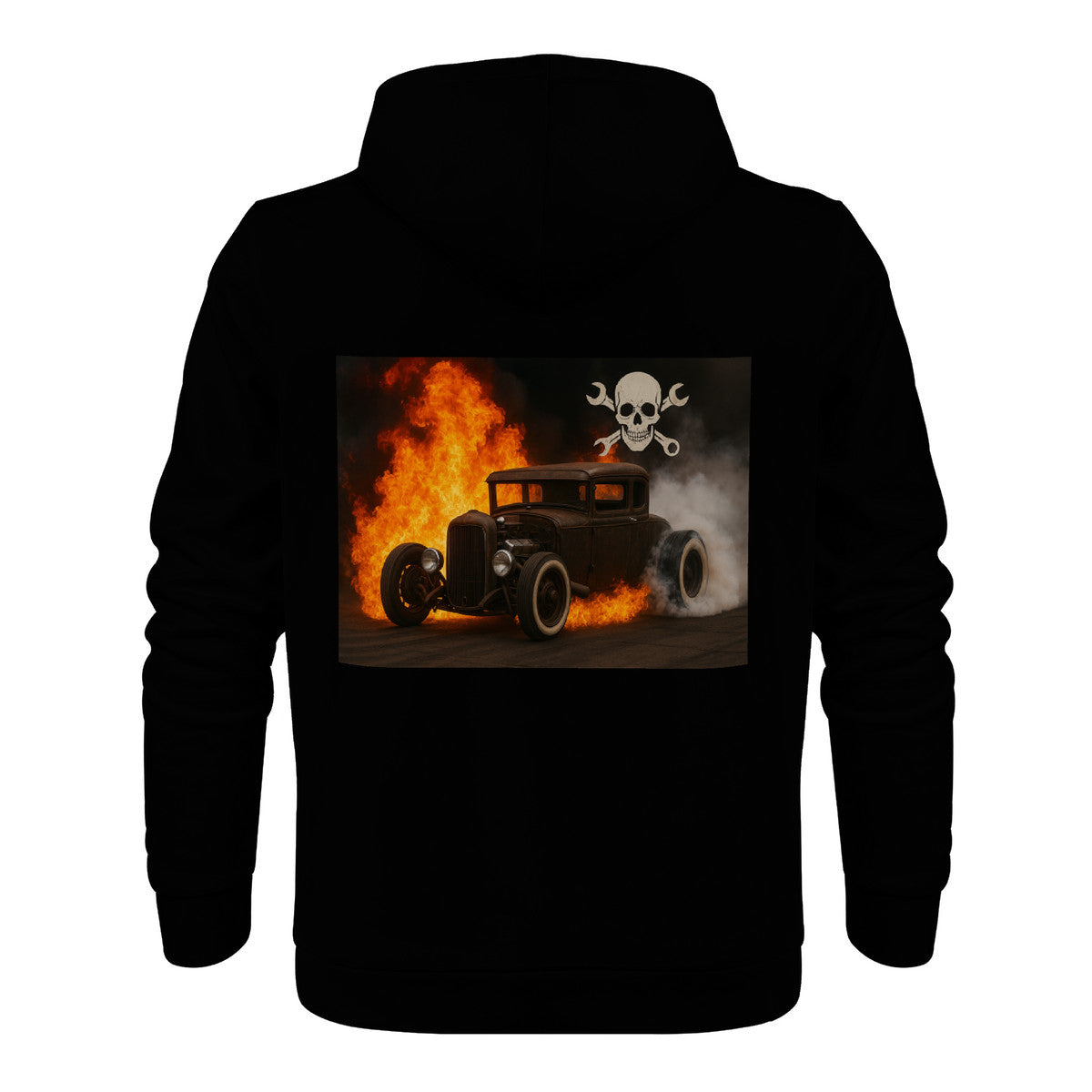 D58 Men's All Over Print Zip Hoodie