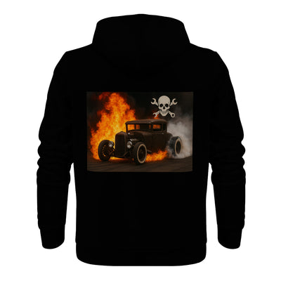 D58 Men's All Over Print Zip Hoodie