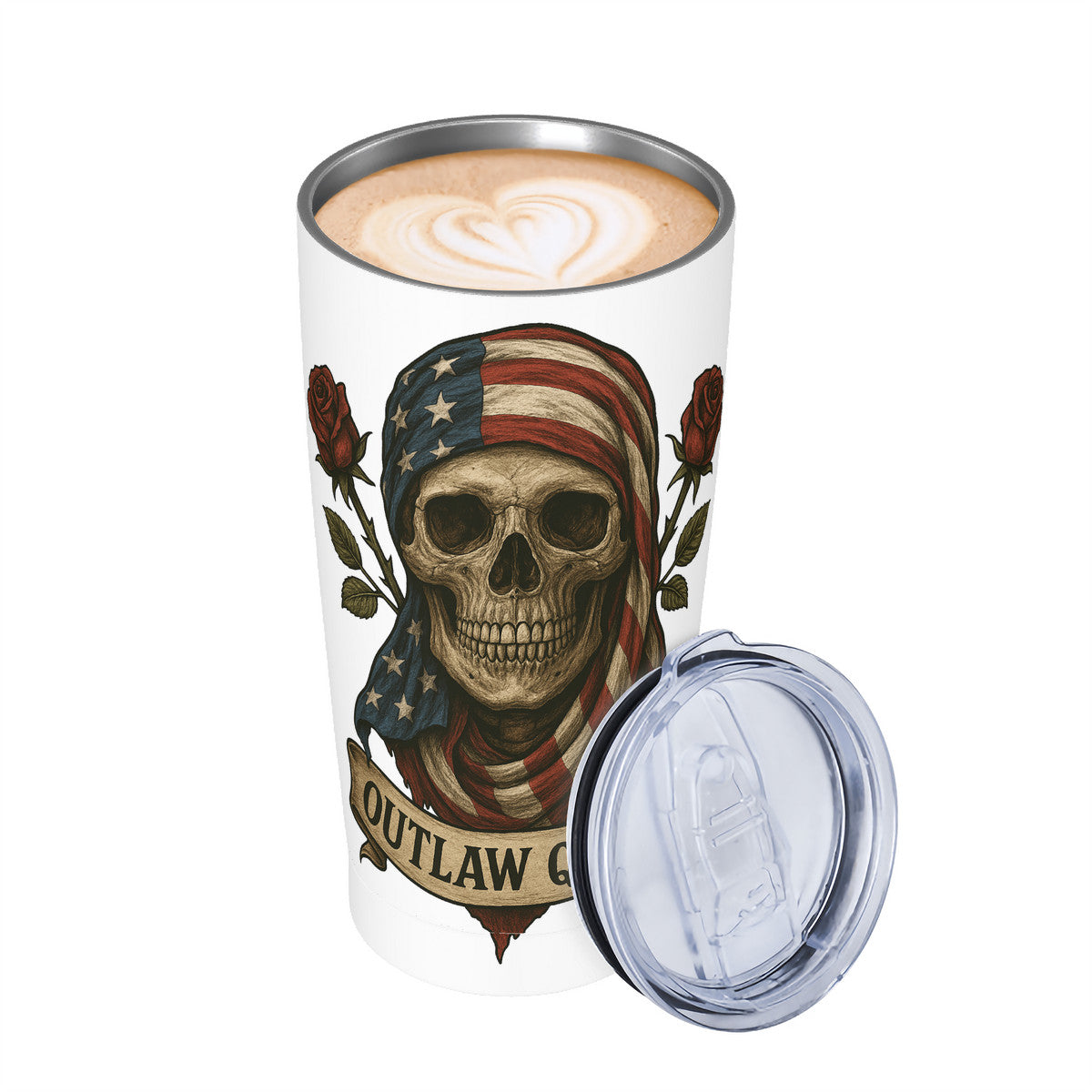 HC_C81 20oz Stainless Steel Straw Lid Cup