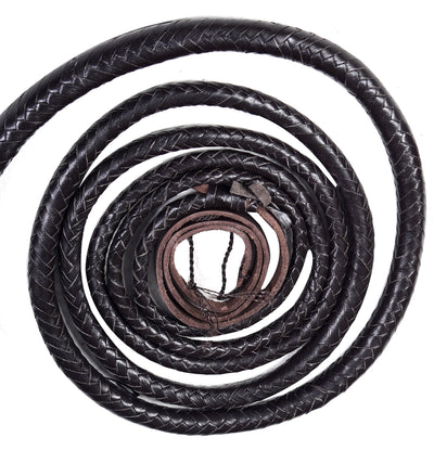 Choco Black Leather Bullwhip – Buy Online (4ft–16ft)