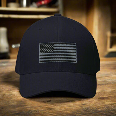 Old Glory Embroidered Fitted Twill Hat