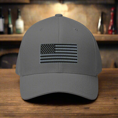 Old Glory Embroidered Fitted Twill Hat
