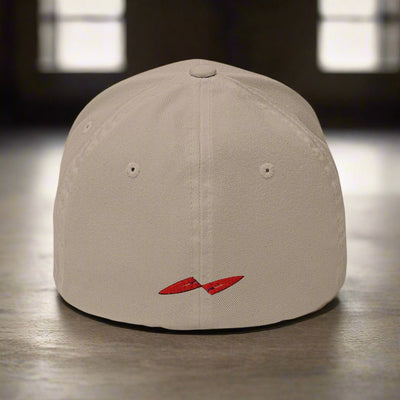 Old Glory Embroidered Fitted Twill Hat