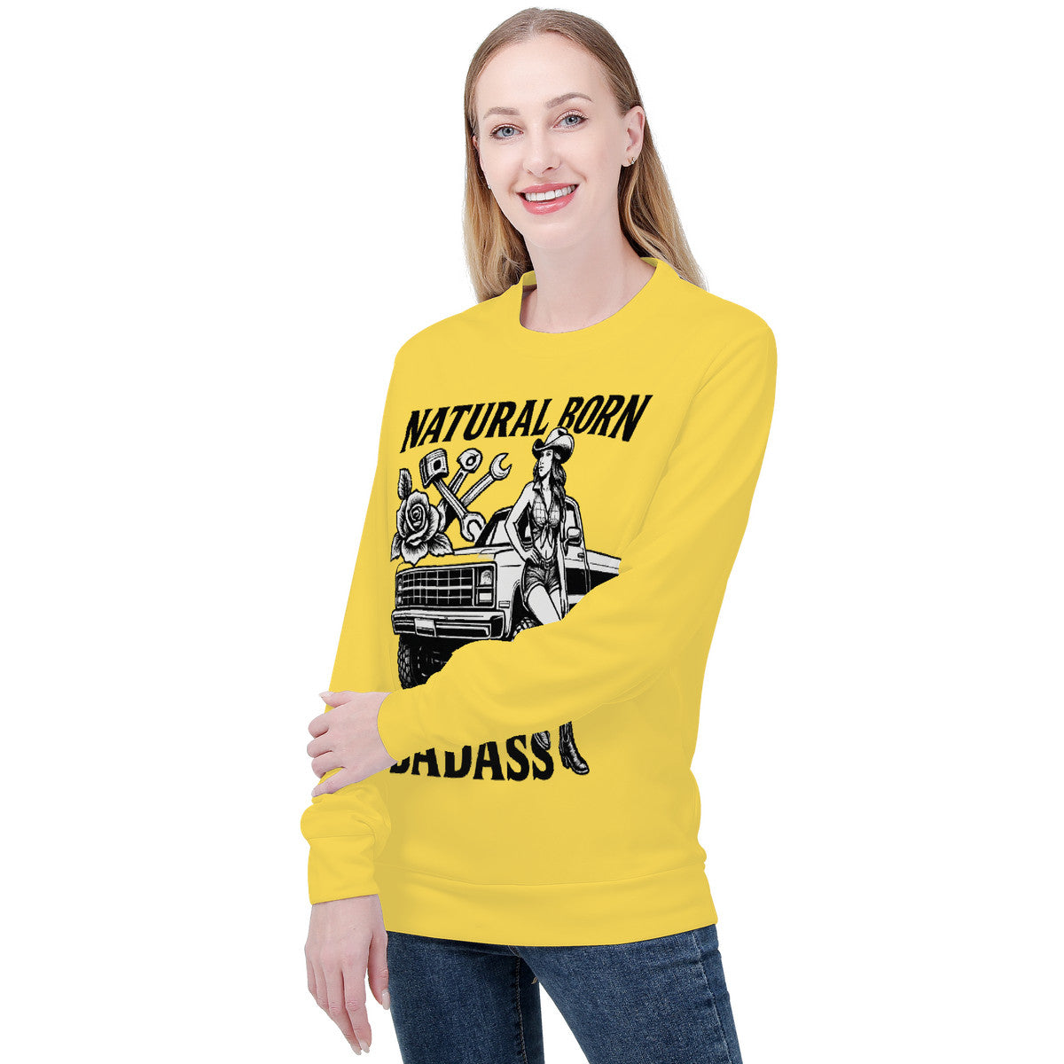 D84 Women's All Over Print Sweater