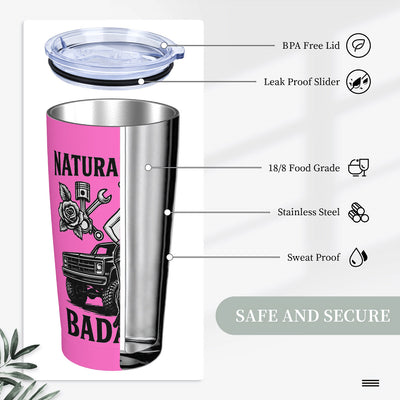 HC_C81 20oz Stainless Steel Straw Lid Cup