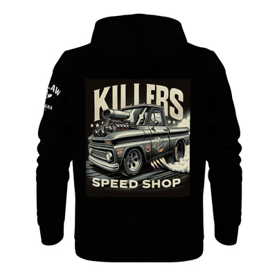 D58 Men's All Over Print Zip Hoodie