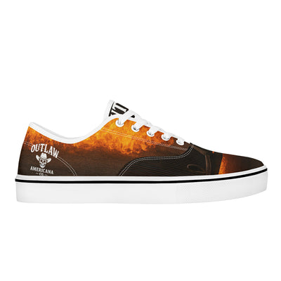 D3S Skate Shoes With Customized Tongue - White