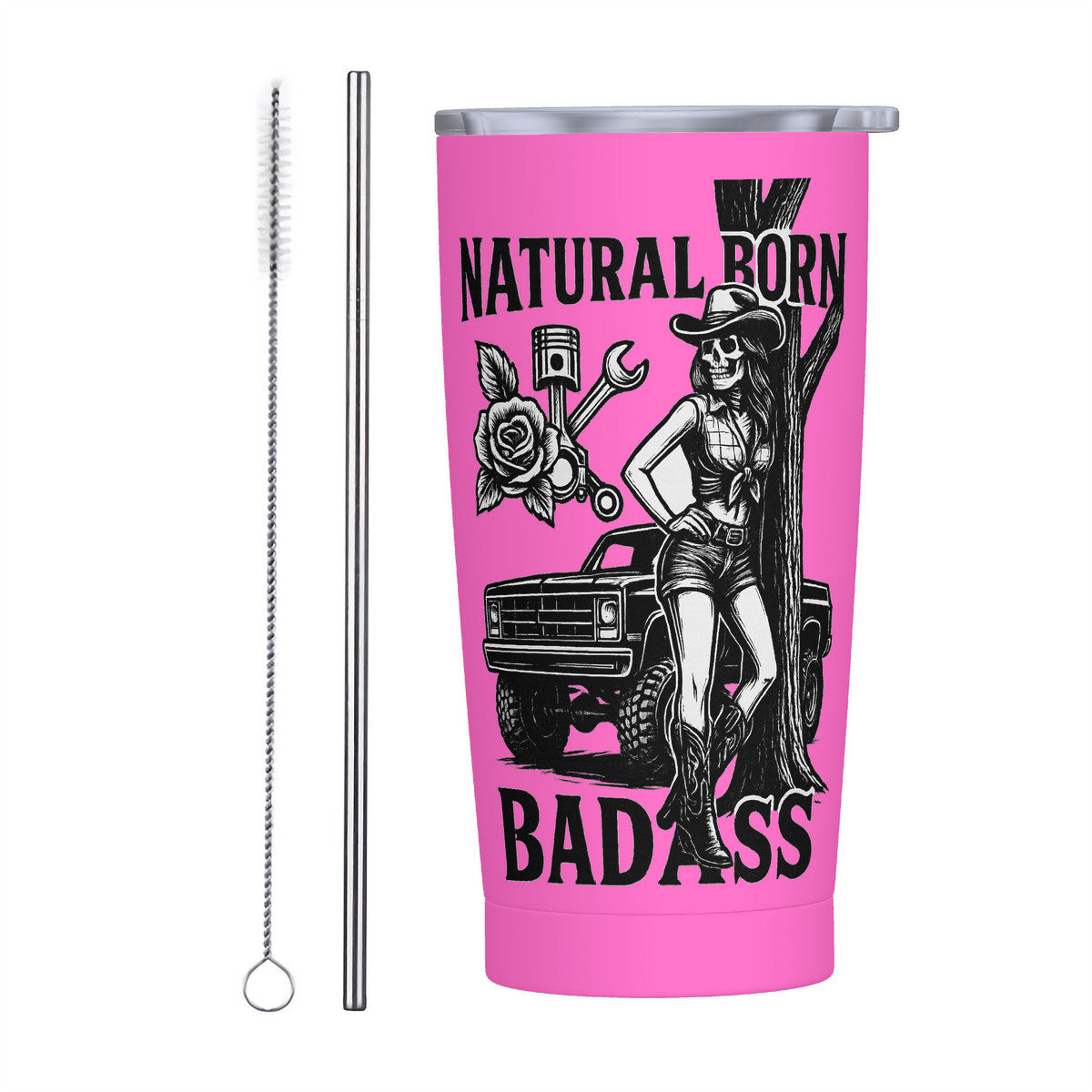 HC_C81 20oz Stainless Steel Straw Lid Cup