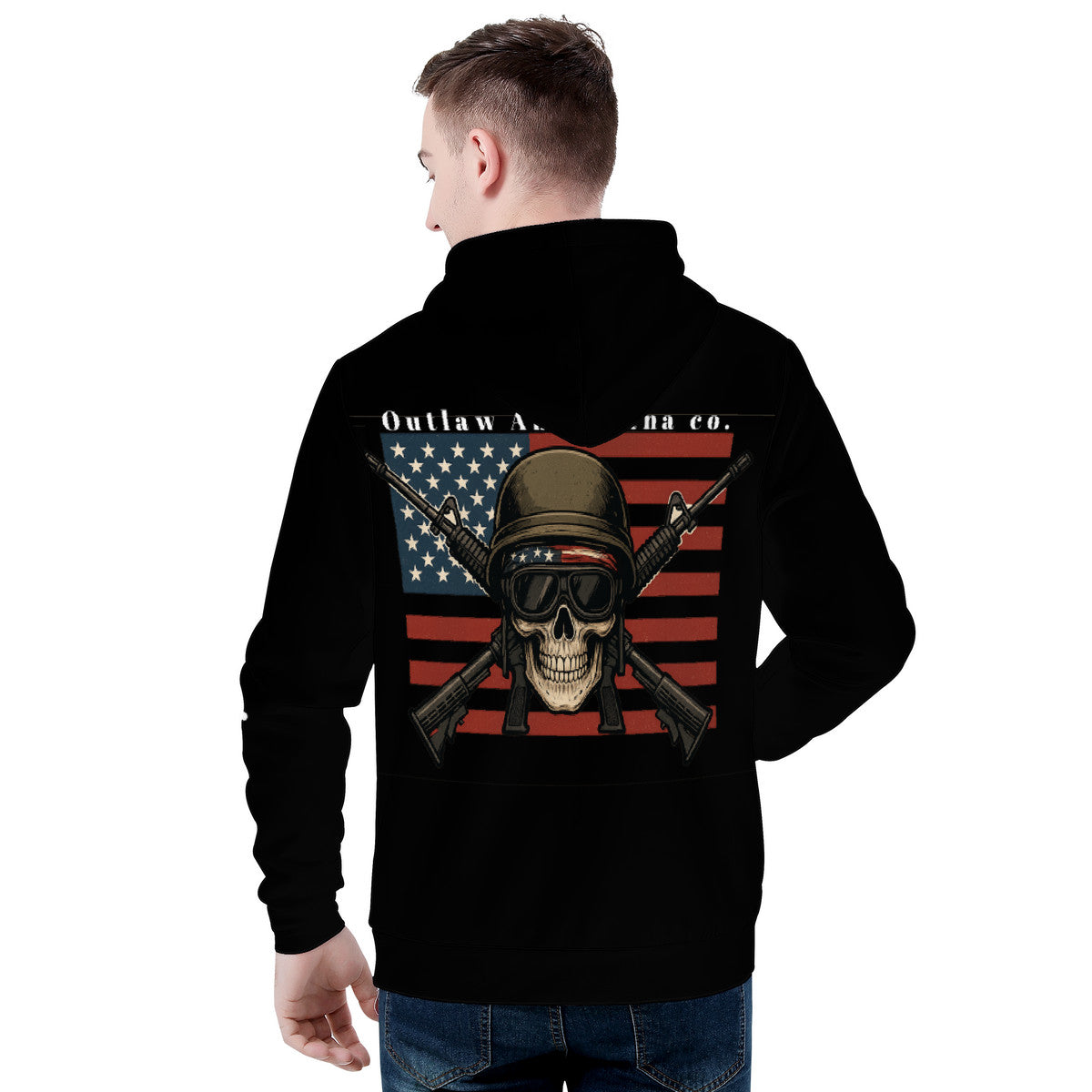 D55 Men's All Over Print Hoodie