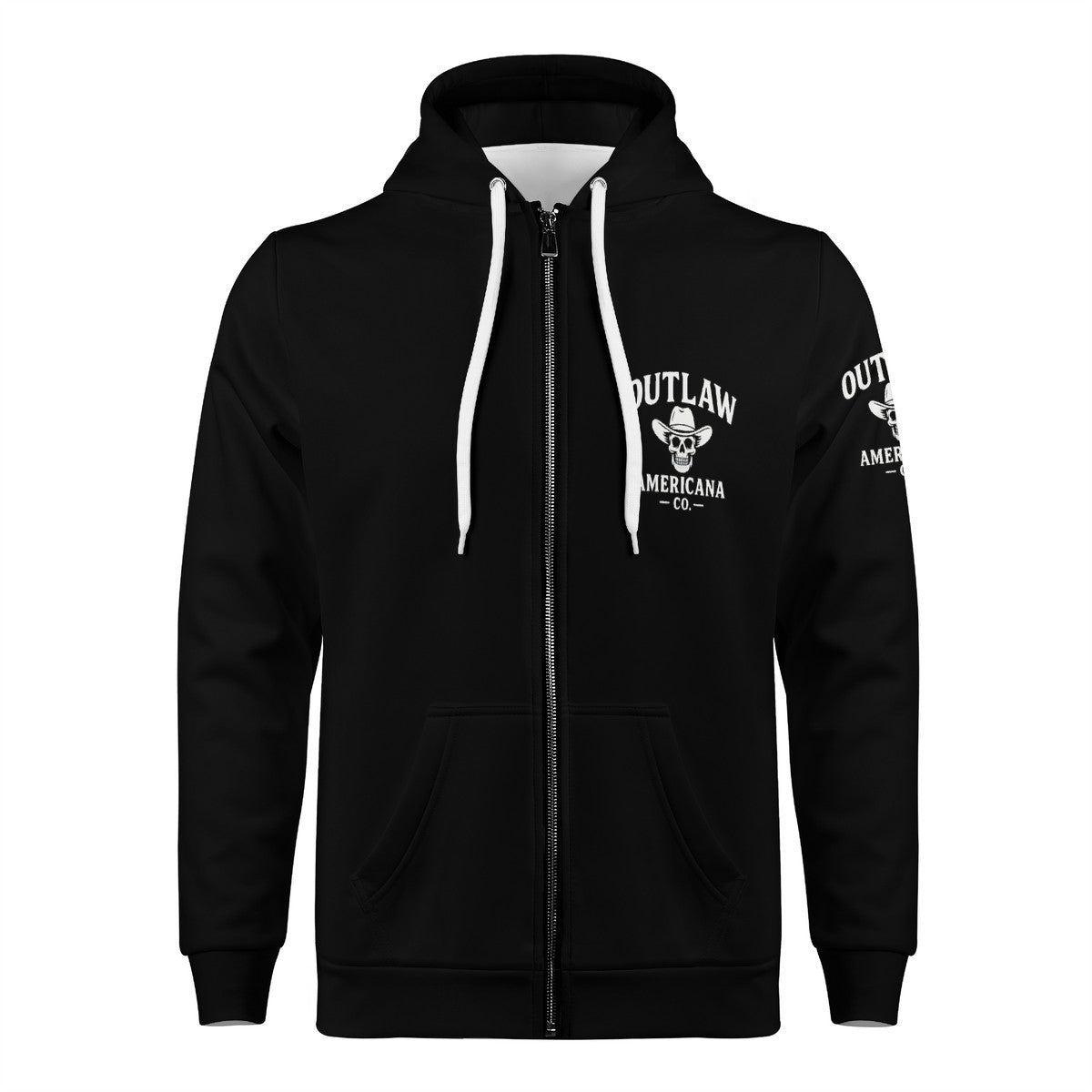 D58 Men's All Over Print Zip Hoodie