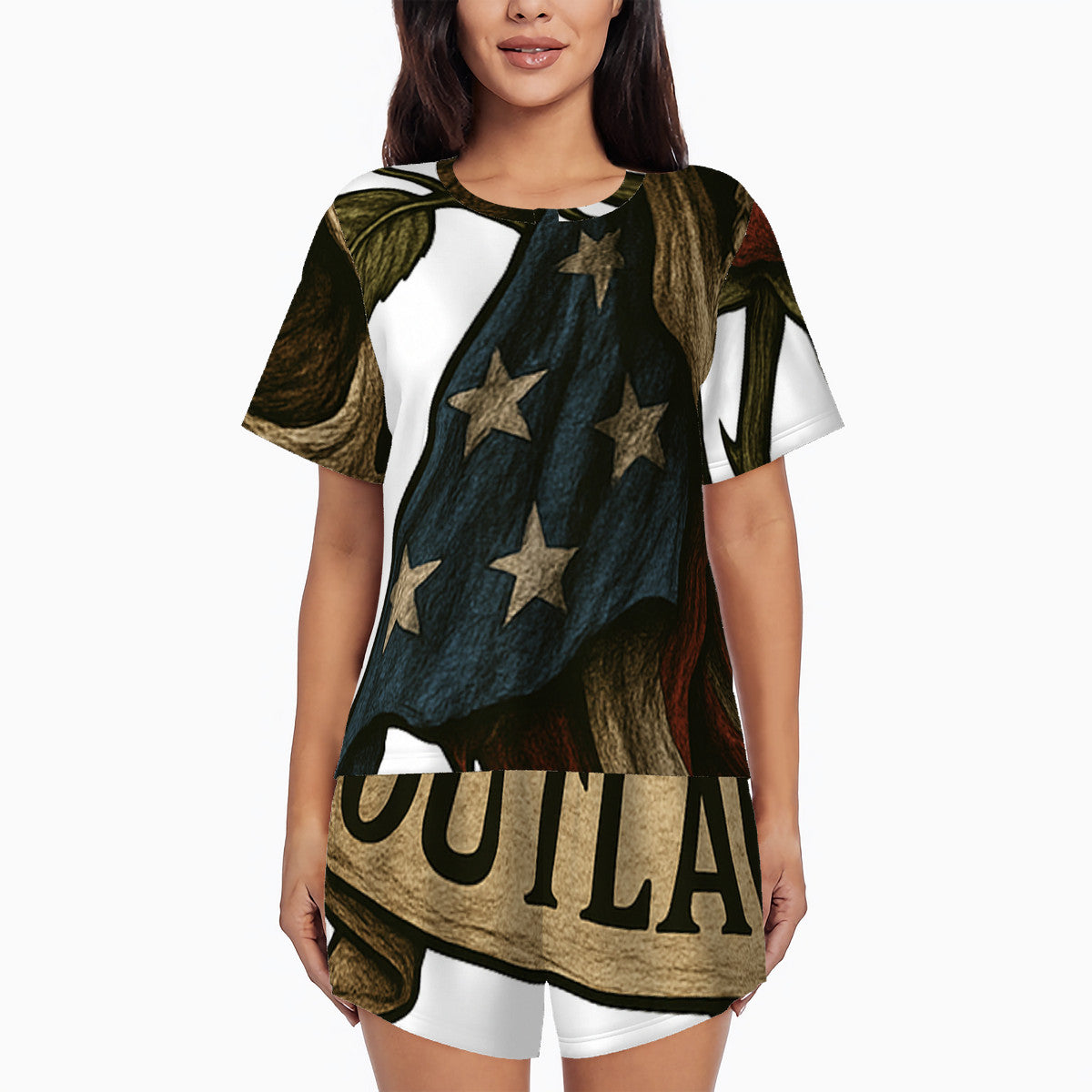 Women's Summer Round Neck Pajamas