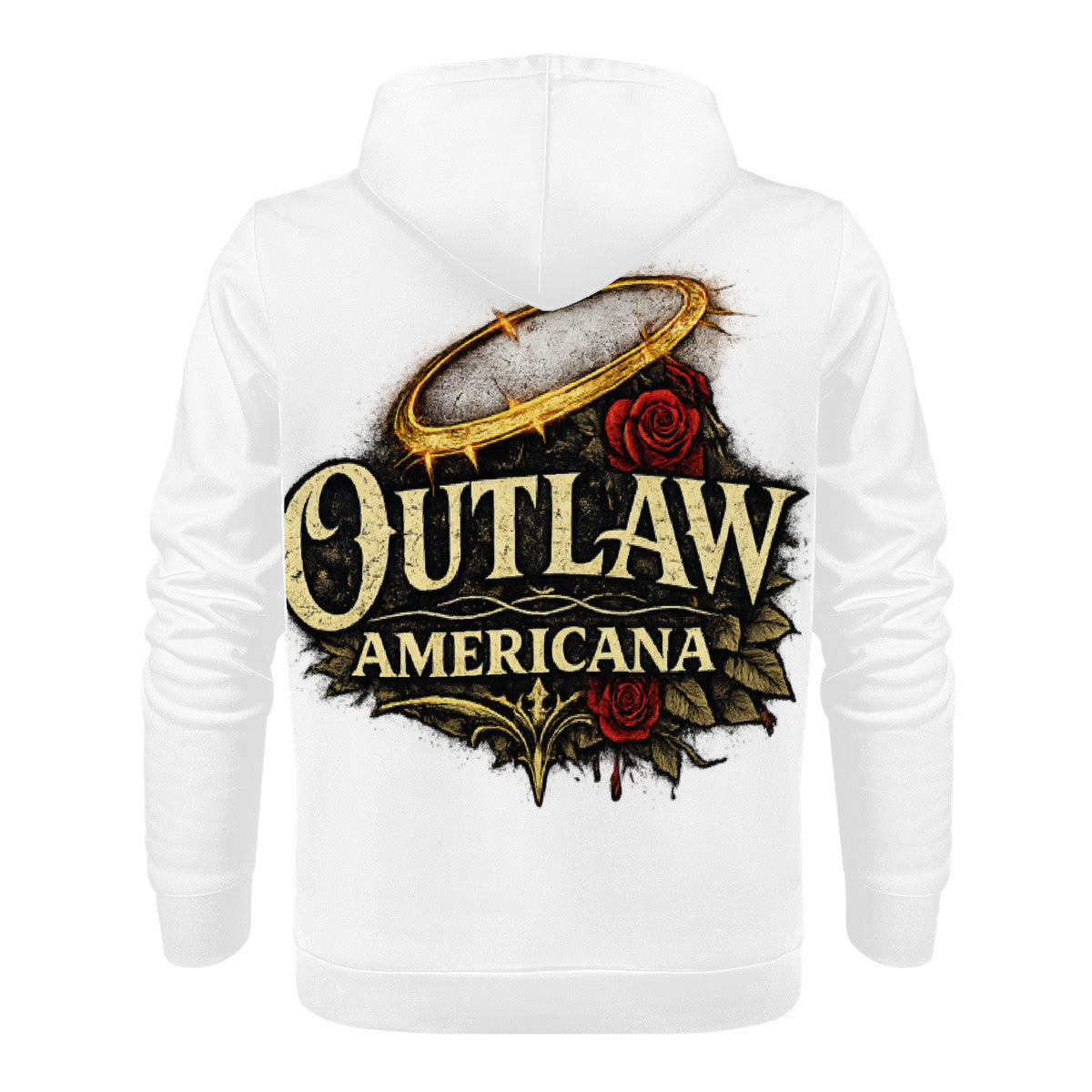 D55 unisex all over print gothic saint and sinner hoodie without sleeve print