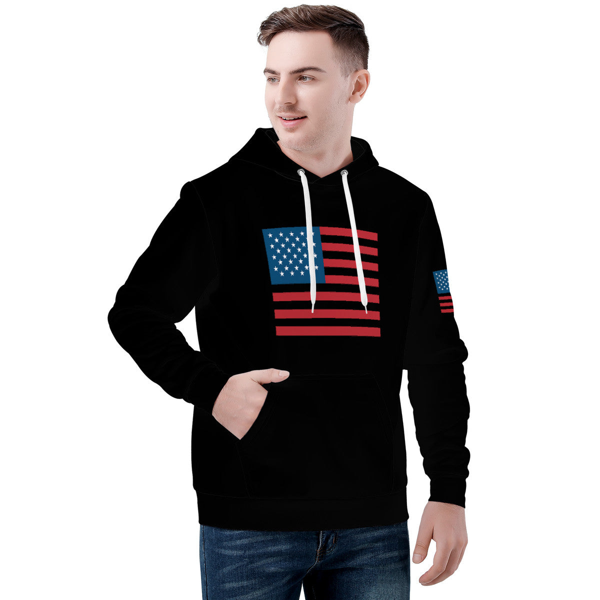 D55 Men's All Over Print Hoodie