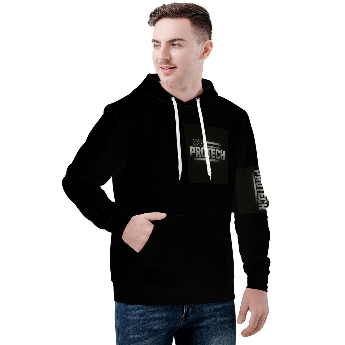 D55 Men's All Over Print Hoodie